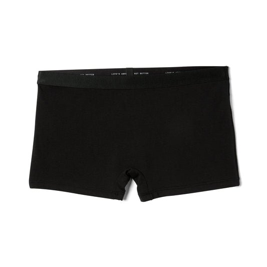 Better Cotton Boyshort Underwear Better Clothing Company Small Black 